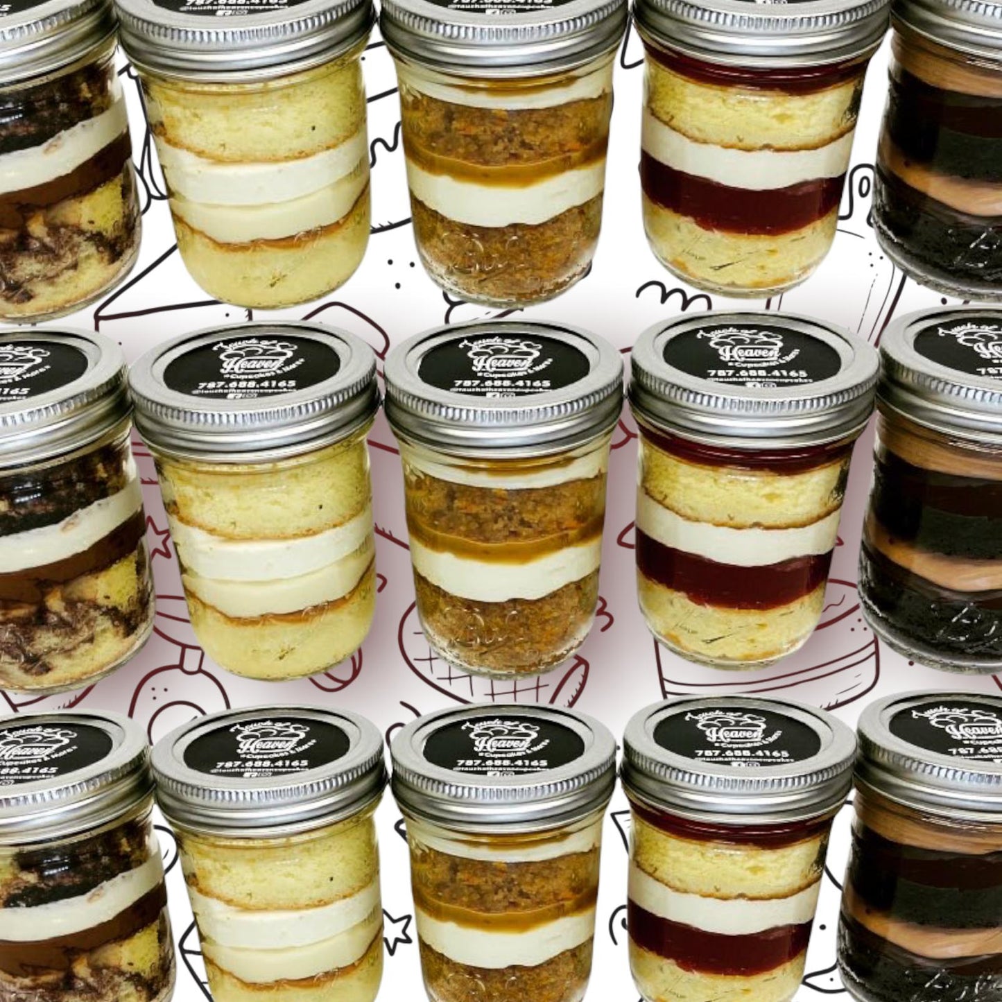 Cake Jars 8oz