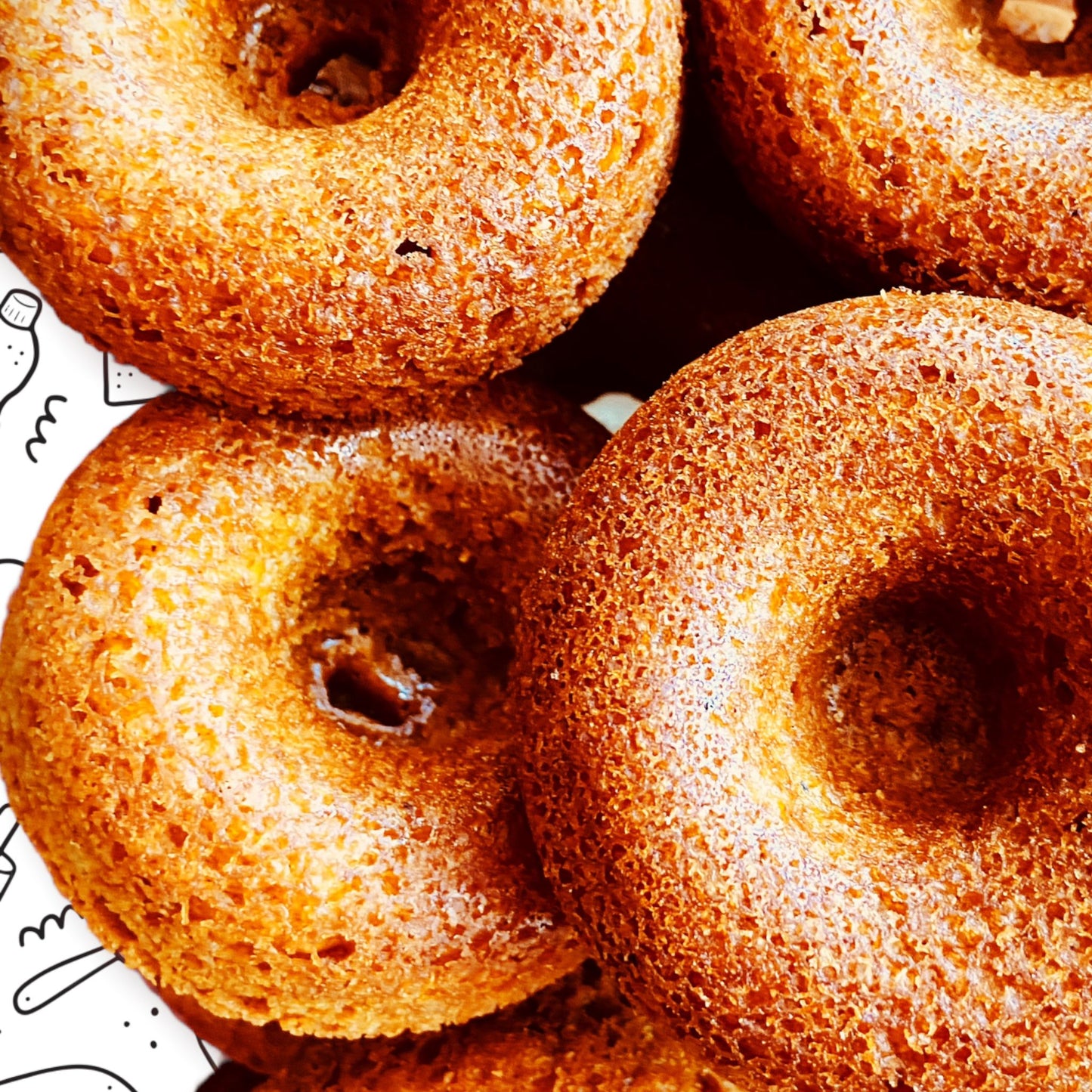 Mini Donas de Calabaza