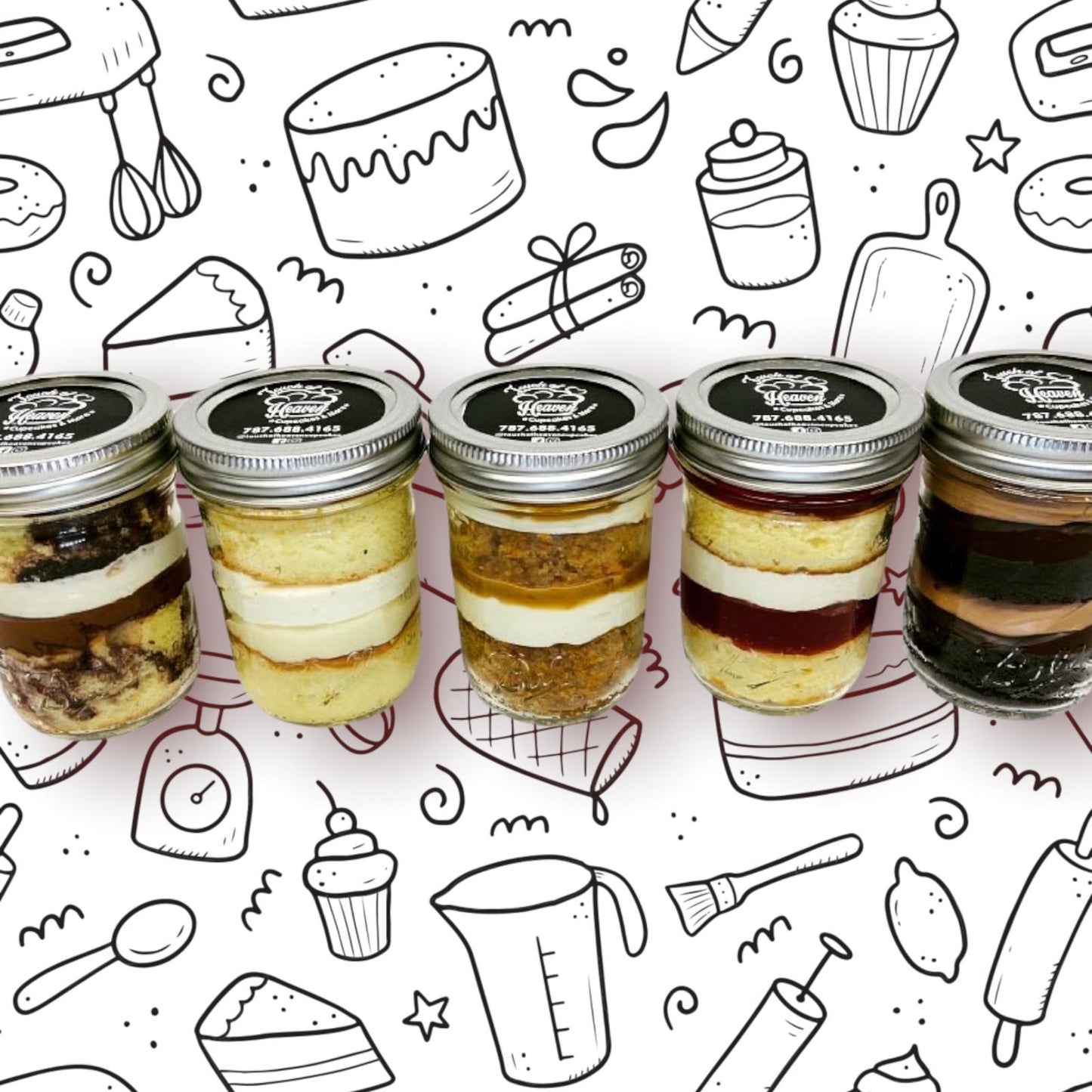 Cake Jars 8oz